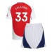 Maillot de foot Arsenal Riccardo Calafiori #33 Domicile vêtements enfant 2024-25 Manches Courtes (+ pantalon court)